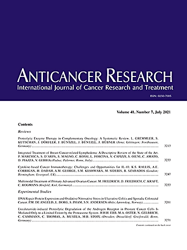 anticancer research article processing charge